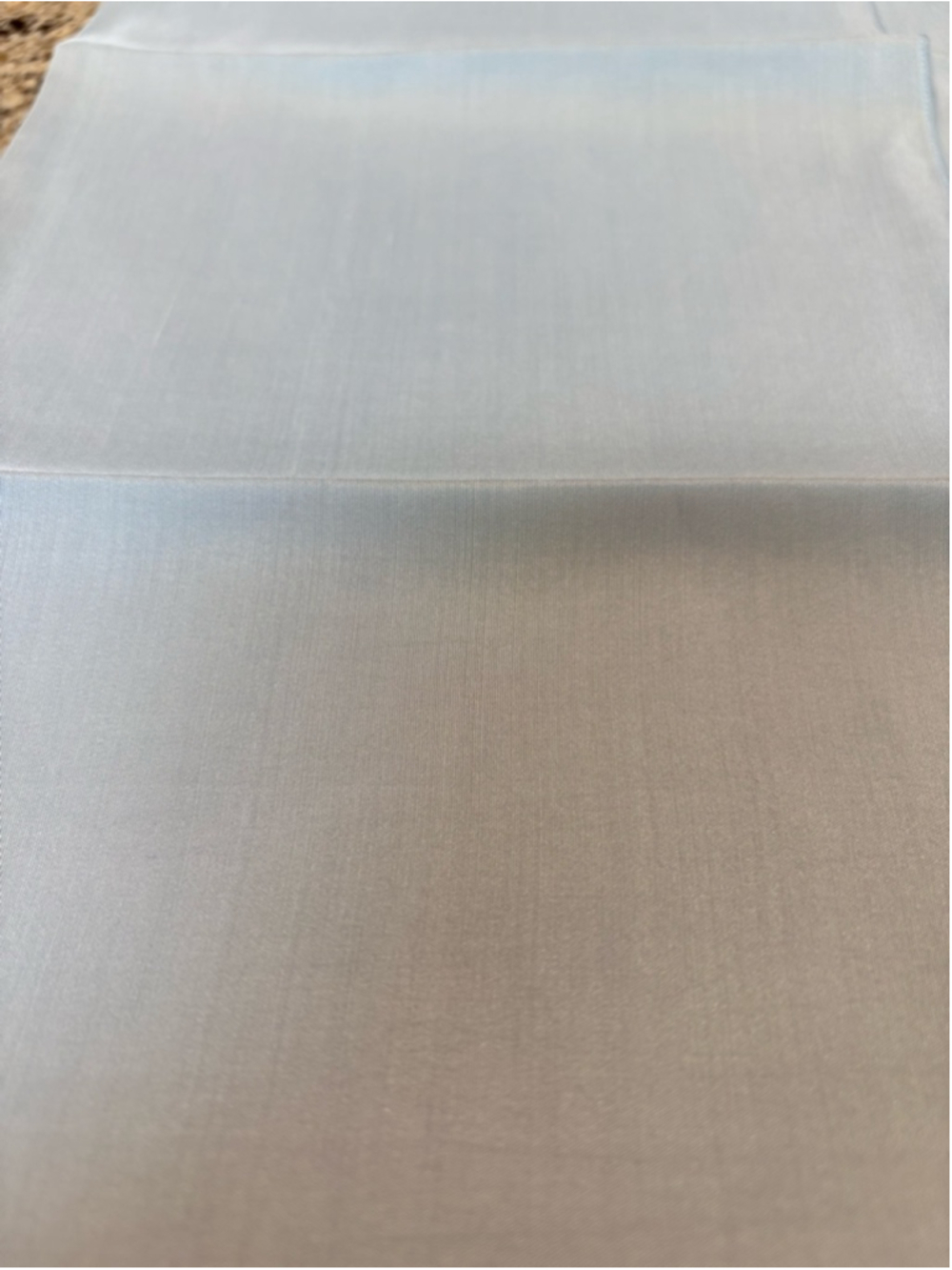 Christian Dior Vintage Pale Blue Silk Handkerchief Scarf with Navy Blue Logo 22” - Picture 8 of 10